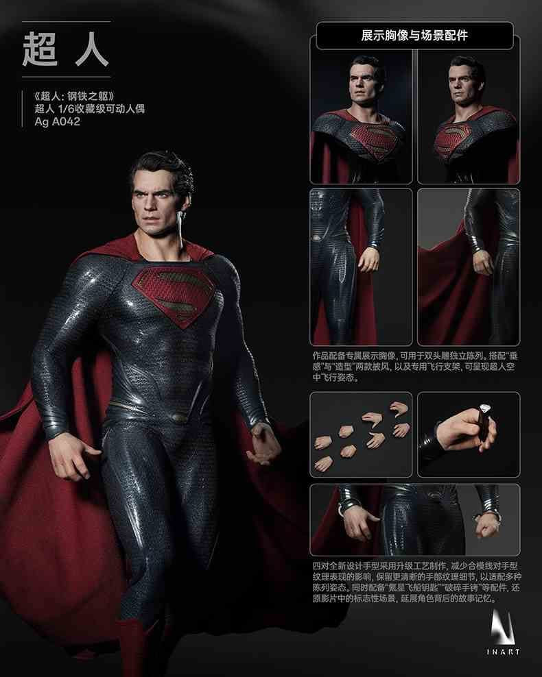 Preventa Figura SUPERMAN - Man of Steel marca INART A042 Queen Studio escala 1/6