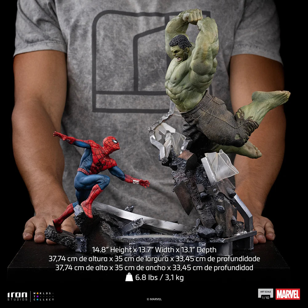 Preventa Estatua Spider-Man vs Hulk - Spider-Man: Brand New Day marca Iron Studios escala de arte 1/10