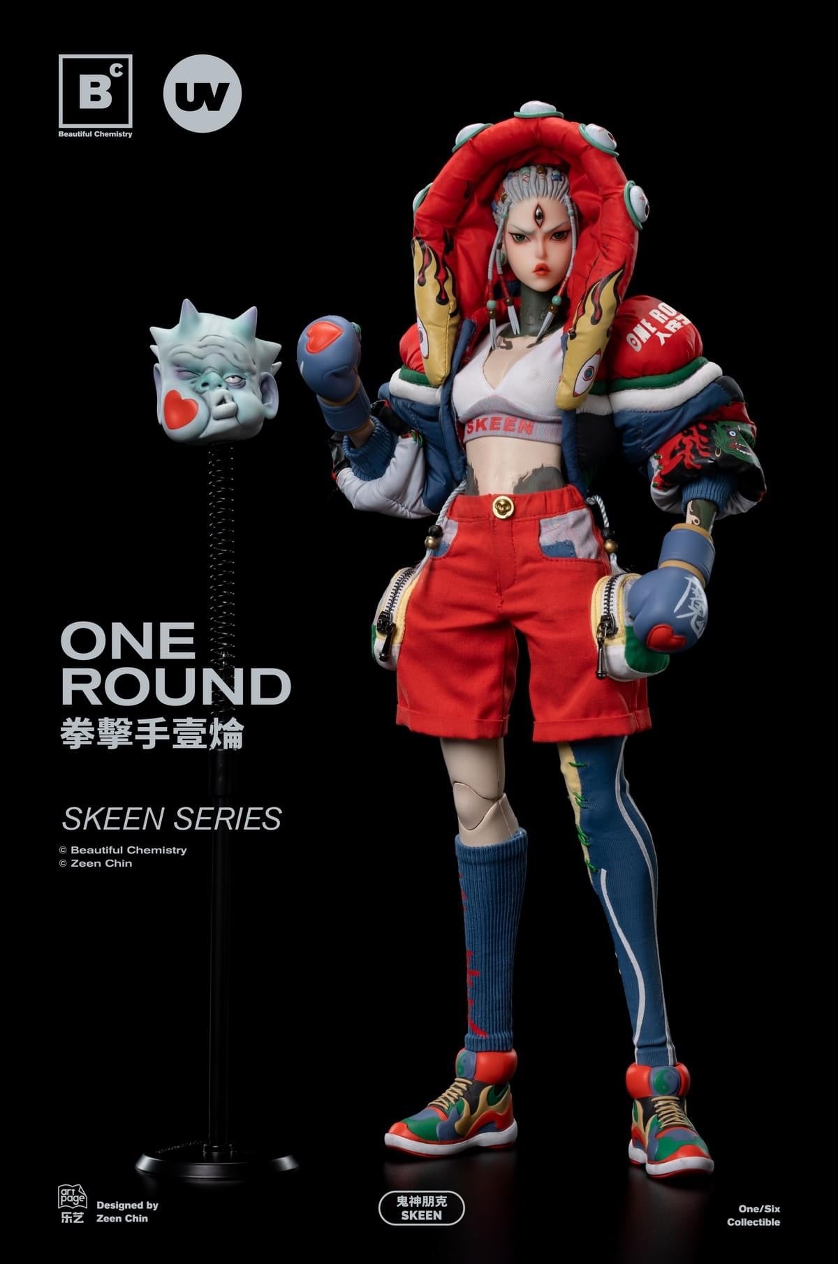 Preventa Figura One Round - Skeen Series marca Beautiful Chemistry UV202405 escala 1/6 (ART TOY)