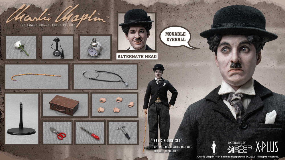 Pedido Figura Charlie Chaplin marca Star Ace Toys SA0109 escala 1/6