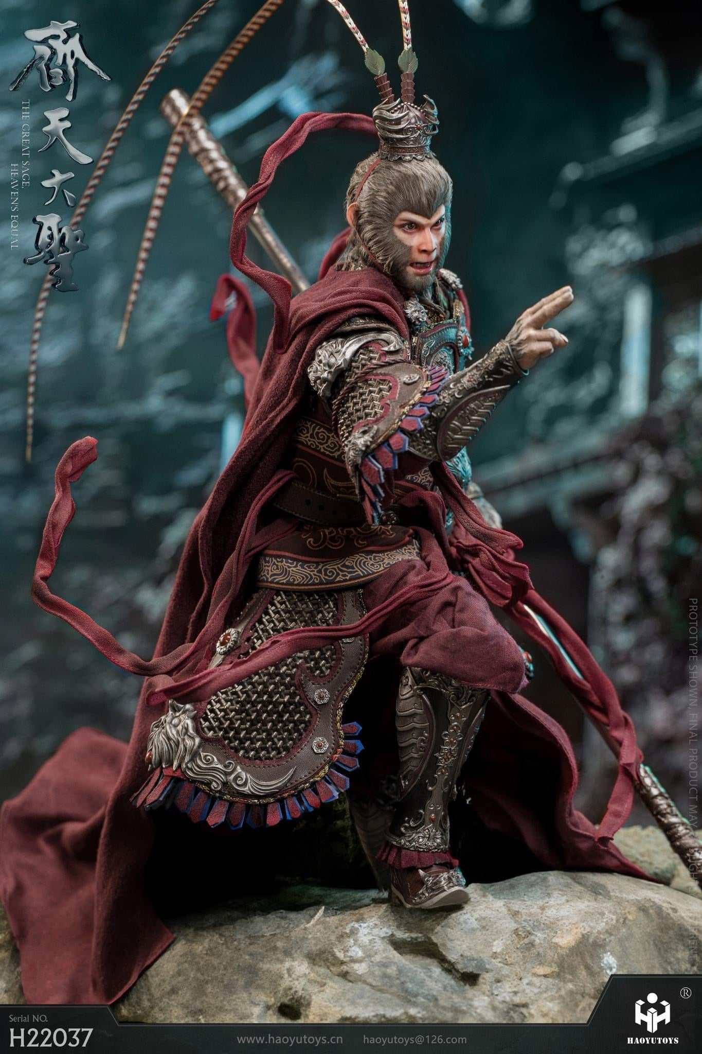 Preventa Figura Monkey King's Dark version (cobre) marca Haoyutoys H22037 escala 1/6