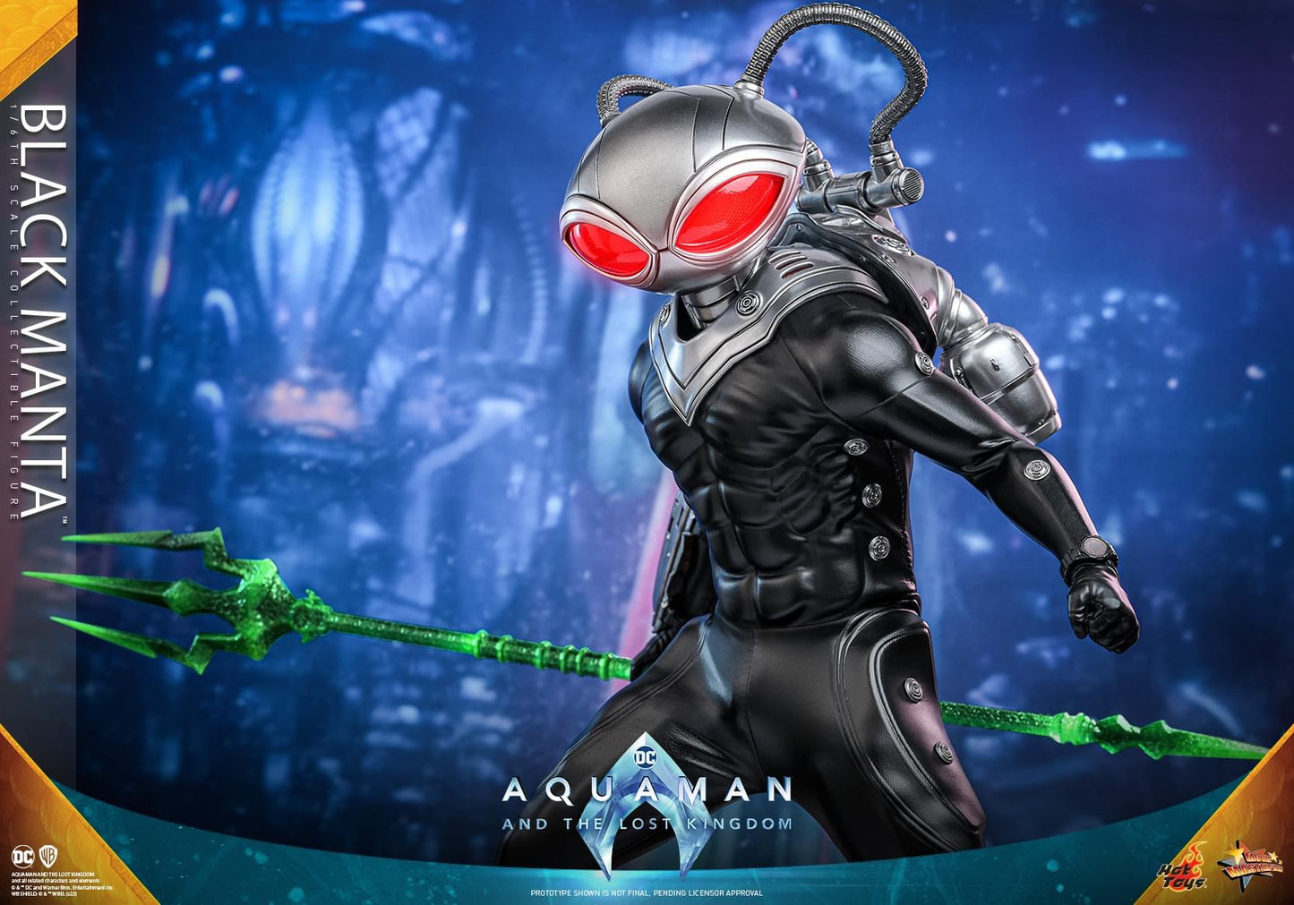 Pedido Figura BLACK MANTA - Aquaman 2 marca Hot Toys MMS739 escala 1/6
