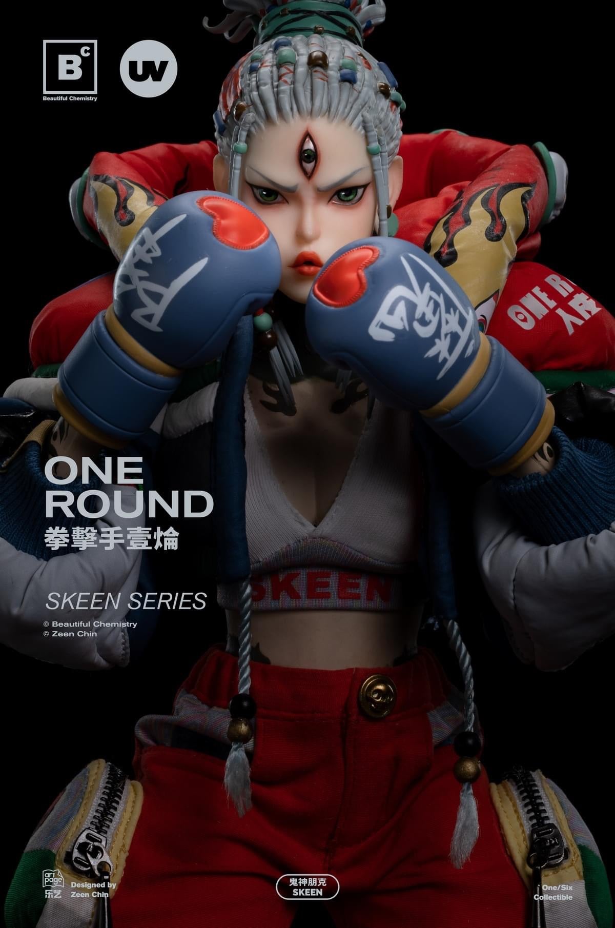 Preventa Figura One Round - Skeen Series marca Beautiful Chemistry UV202405 escala 1/6 (ART TOY)