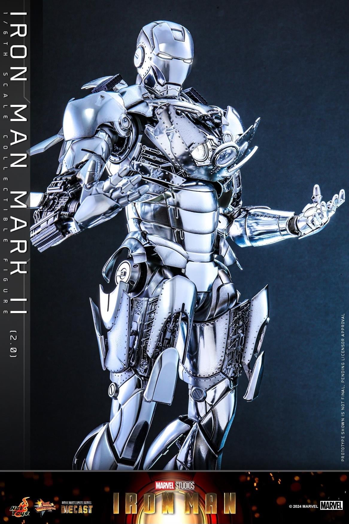 Preventa Figura Hot Toys Iron Man Mark II (2.0) marca Hot Toys MMS733 D59 escala 1/6
