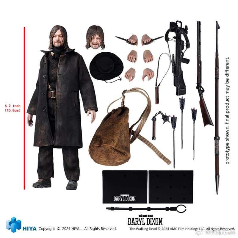Pedido Figura Daryl Dixon (PX Previews Exclusive) - The Walking Dead - Exquisite Super Series marca HIYA ESW0310 escala pequeña 1/12