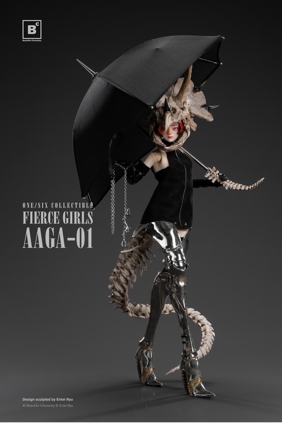 Preventa Figura Fierce Girls marca Beautiful Chemistry x Entei Ryu AAGA-01 escala 1/6 (ART TOY)