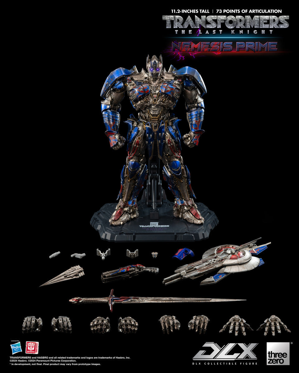 Pedido Figura DLX Nemesis Prime - Transformers: The Last Knight marca Threezero 3Z0579 (28.5 cm)
