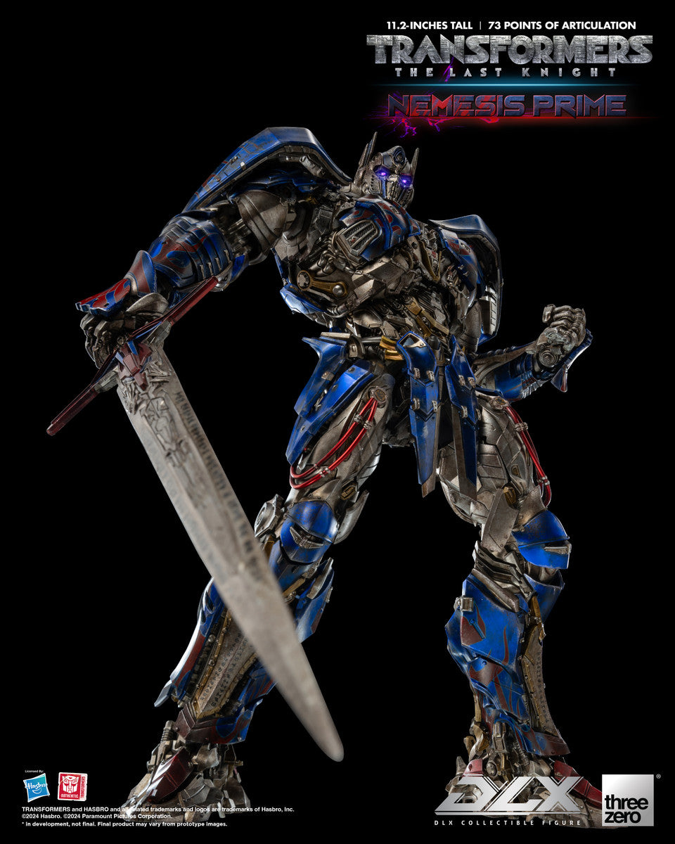 Pedido Figura DLX Nemesis Prime - Transformers: The Last Knight marca Threezero 3Z0579 (28.5 cm)