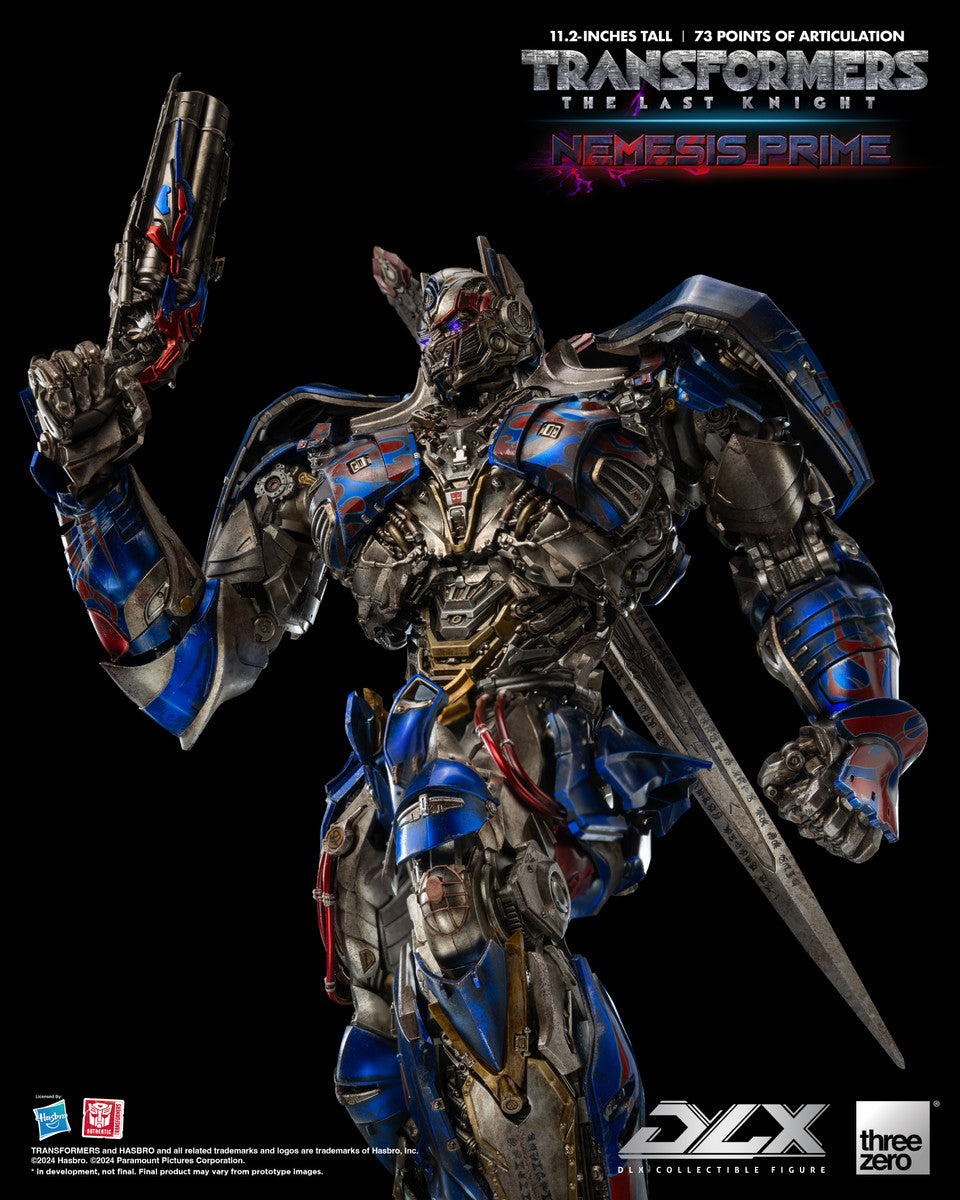 Pedido Figura DLX Nemesis Prime - Transformers: The Last Knight marca Threezero 3Z0579 (28.5 cm)