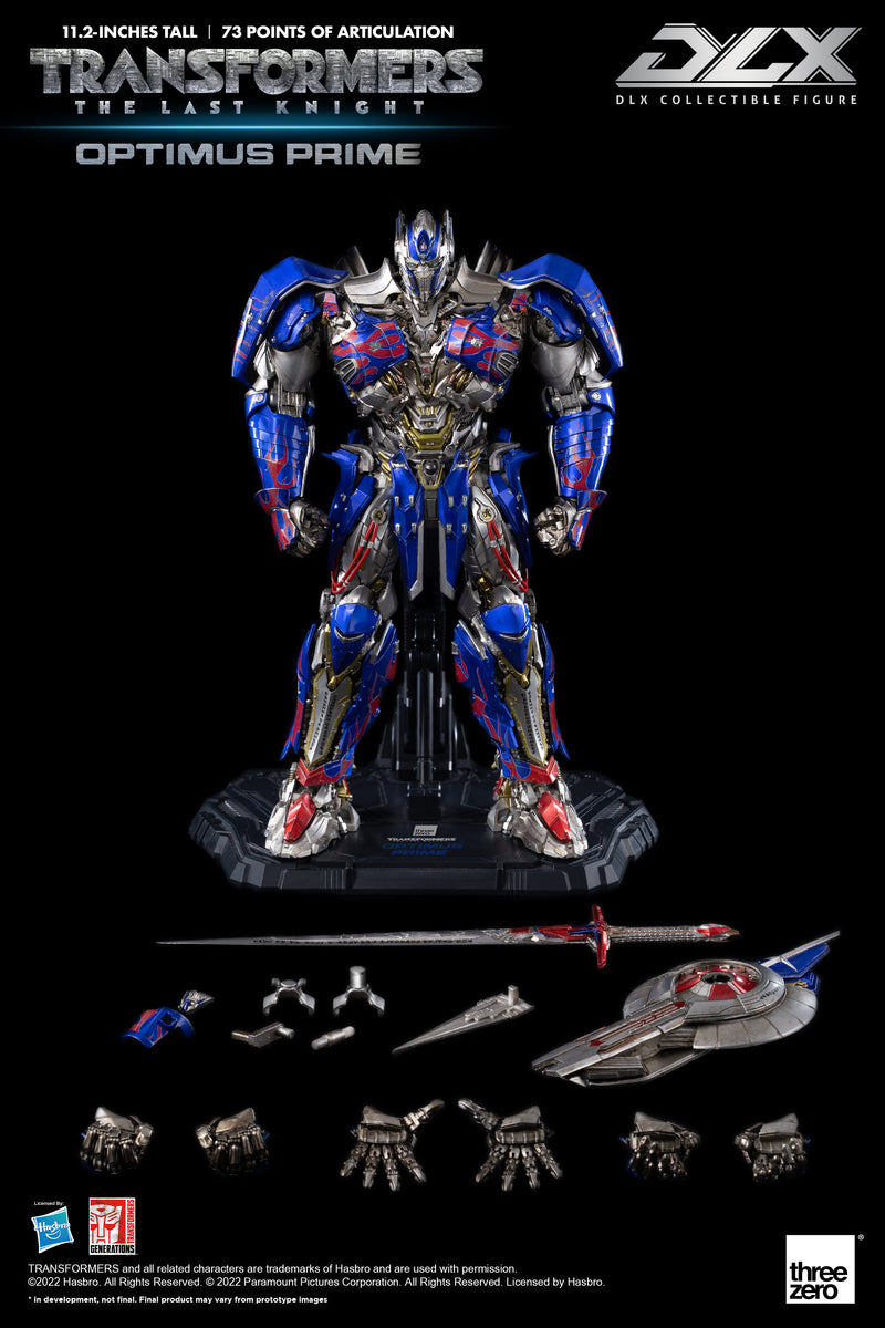 Pedido Figura DLX Optimus Prime - Transformers: The Last Knight marca Threezero x Hasbro 3Z0457 (28.5 cm)