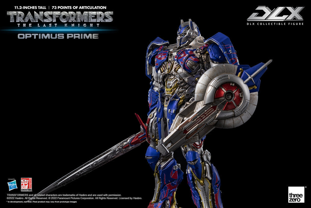Pedido Figura DLX Optimus Prime - Transformers: The Last Knight marca Threezero x Hasbro 3Z0457 (28.5 cm)