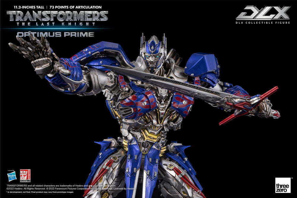 Pedido Figura DLX Optimus Prime - Transformers: The Last Knight marca Threezero x Hasbro 3Z0457 (28.5 cm)