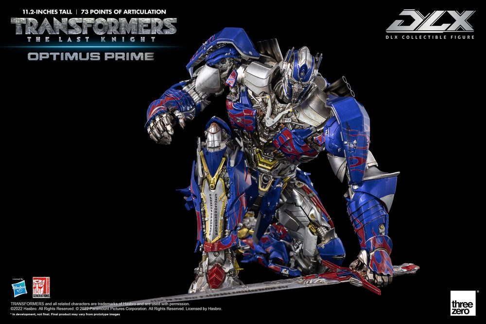 Pedido Figura DLX Optimus Prime - Transformers: The Last Knight marca Threezero x Hasbro 3Z0457 (28.5 cm)