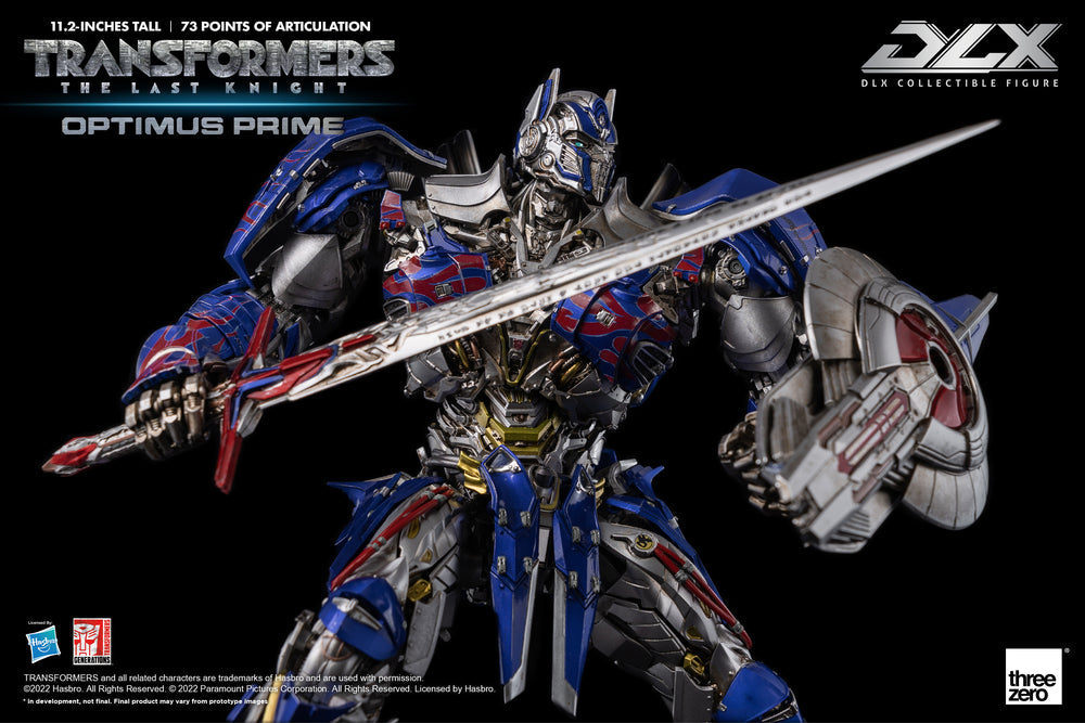 Pedido Figura DLX Optimus Prime - Transformers: The Last Knight marca Threezero x Hasbro 3Z0457 (28.5 cm)