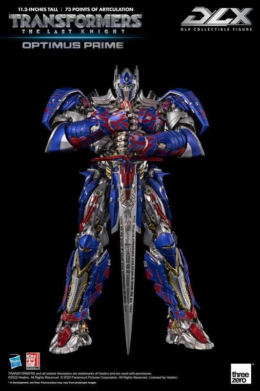 Pedido Figura DLX Optimus Prime - Transformers: The Last Knight marca Threezero x Hasbro 3Z0457 (28.5 cm)