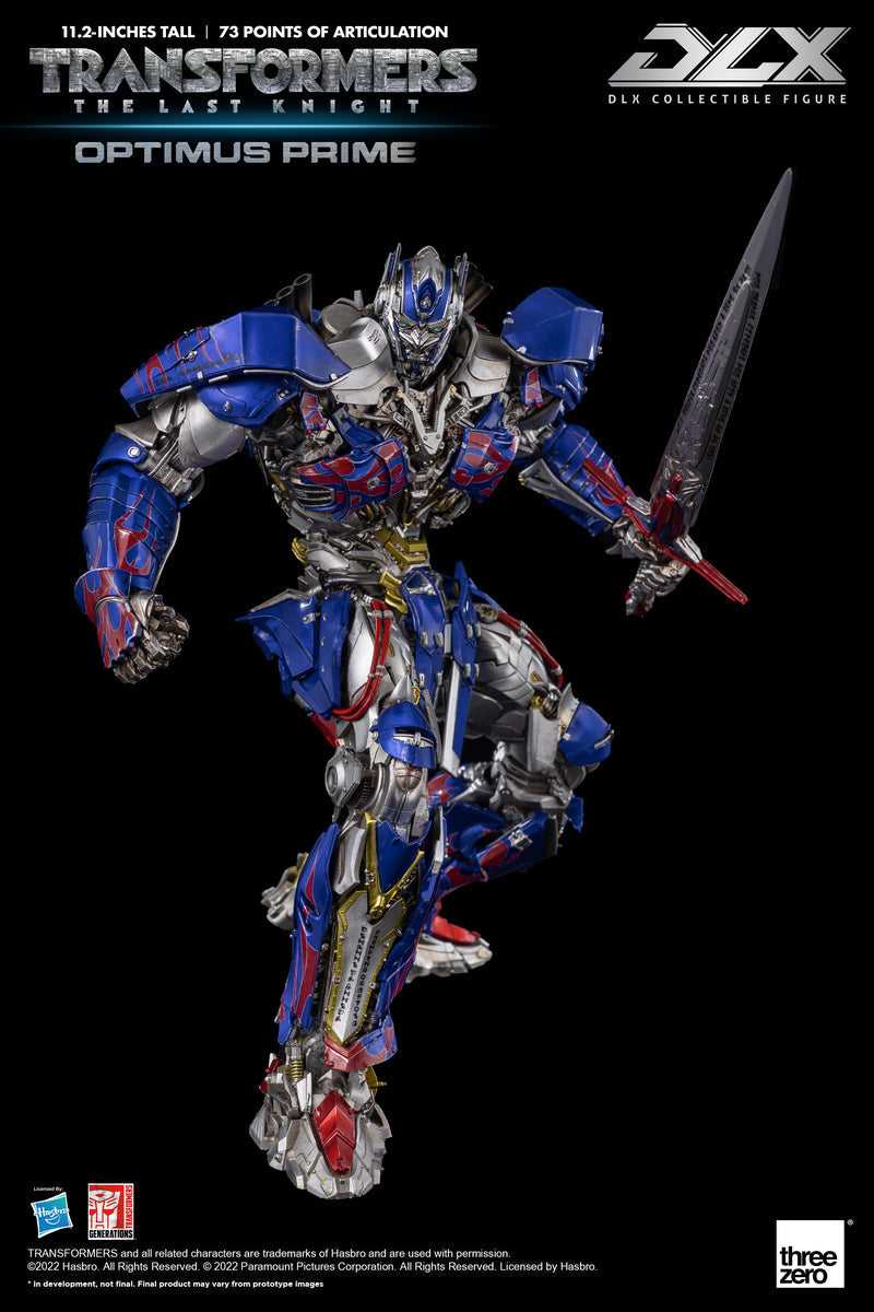 Pedido Figura DLX Optimus Prime - Transformers: The Last Knight marca Threezero x Hasbro 3Z0457 (28.5 cm)