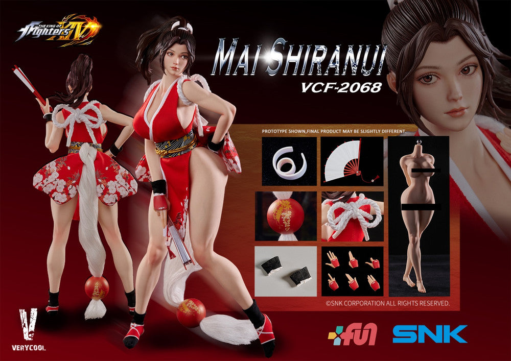 Pedido Figura Mai Shiranui (Estilo de cabello #2) - The King of Fighters XIV marca Verycool VCF-2068S escala 1/6