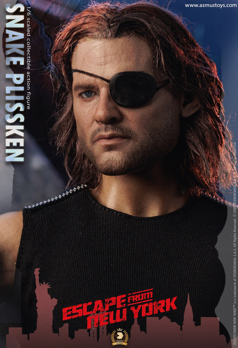 Pedido Figura SNAKE PLISSKEN (versión cabello enraizado) - Escape from New York - Serie Crown marca Asmus Toys CRW004AH escala 1/6