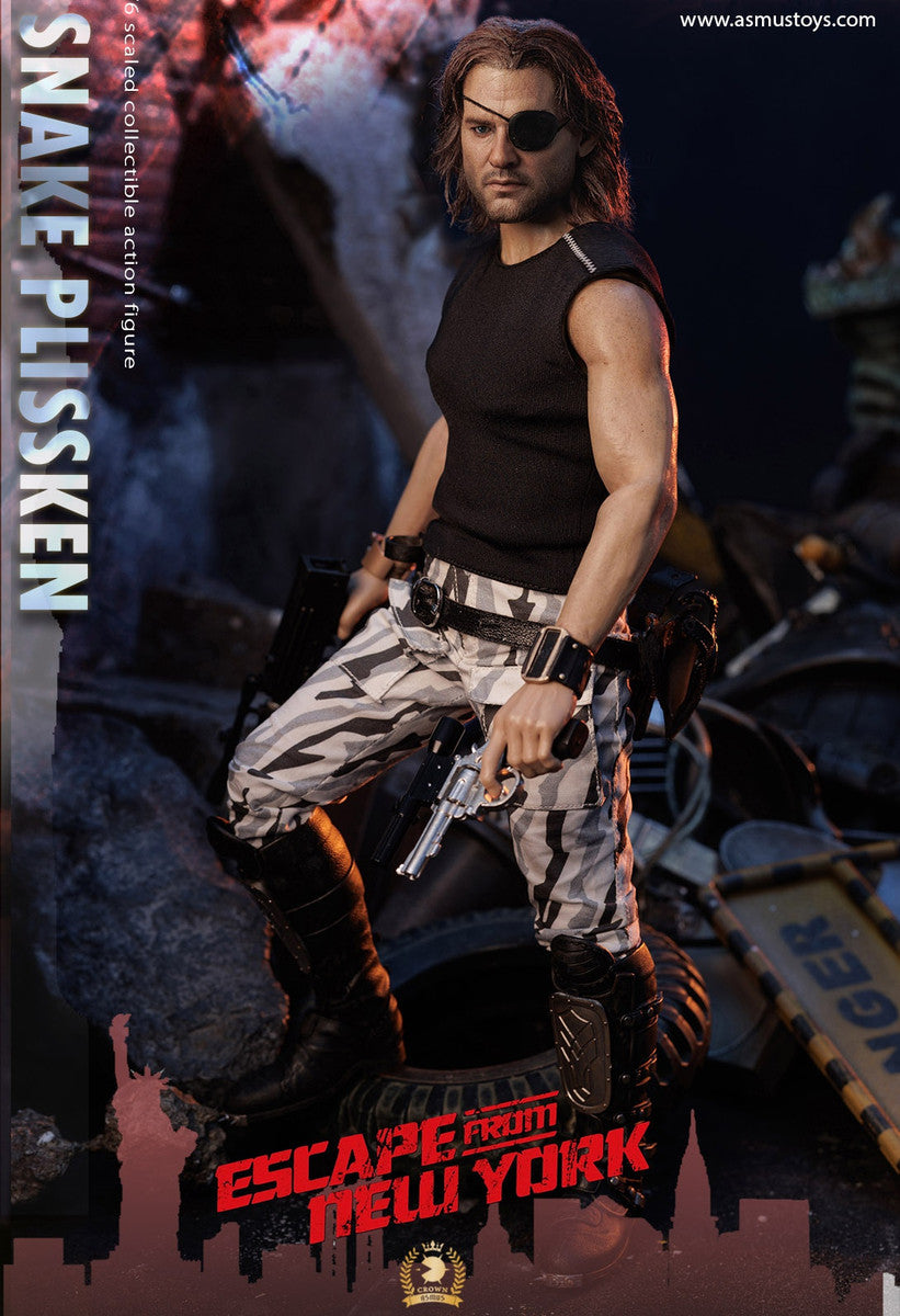 Pedido Figura SNAKE PLISSKEN (versión cabello enraizado) - Escape from New York - Serie Crown marca Asmus Toys CRW004AH escala 1/6