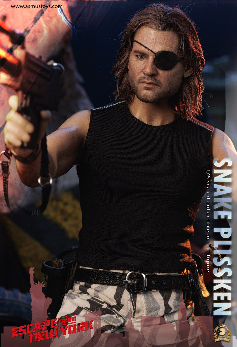 Pedido Figura SNAKE PLISSKEN (versión cabello enraizado) - Escape from New York - Serie Crown marca Asmus Toys CRW004AH escala 1/6