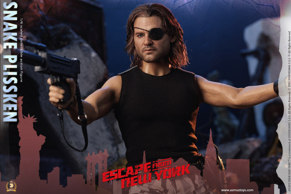 Pedido Figura SNAKE PLISSKEN (versión cabello enraizado) - Escape from New York - Serie Crown marca Asmus Toys CRW004AH escala 1/6