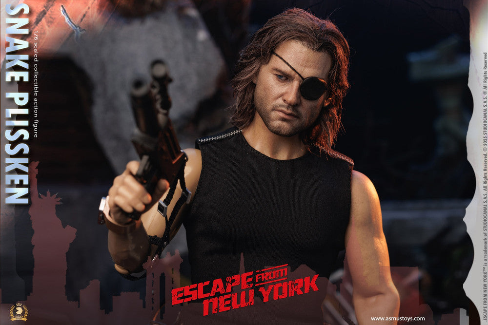 Pedido Figura SNAKE PLISSKEN (versión cabello enraizado) - Escape from New York - Serie Crown marca Asmus Toys CRW004AH escala 1/6
