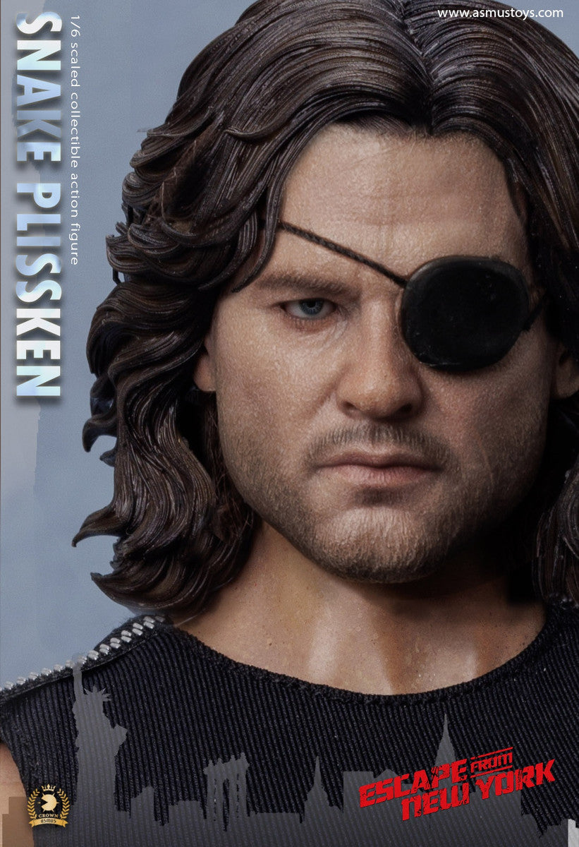 Preventa Figura SNAKE PLISSKEN (versión cabello esculpido) - Escape from New York - Serie Crown marca Asmus Toys CRW004AS escala 1/6