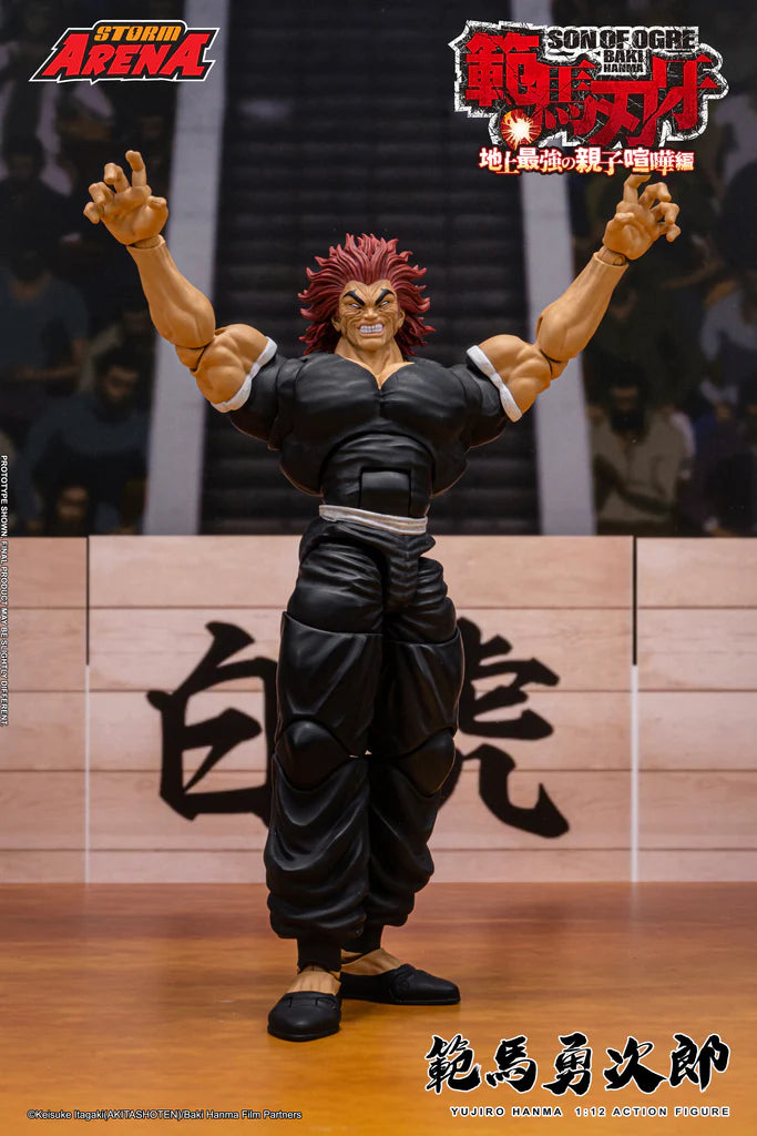 Preventa Figura Yujiro Hanma (Storm Arena) - Baki Hanma: Son of Ogre marca Storm Collectibles BHSA02 escala pequeña 1/12