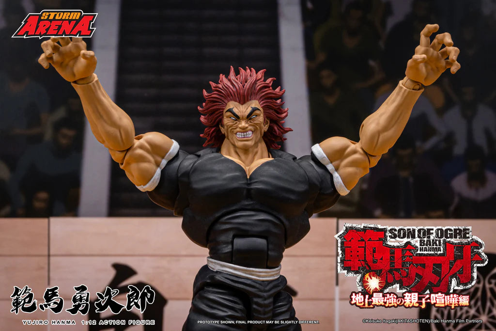 Preventa Figura Yujiro Hanma (Storm Arena) - Baki Hanma: Son of Ogre marca Storm Collectibles BHSA02 escala pequeña 1/12