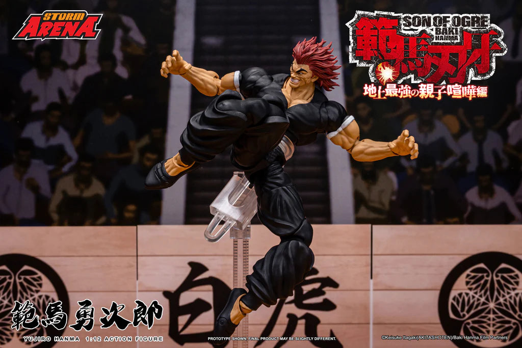 Preventa Figura Yujiro Hanma (Storm Arena) - Baki Hanma: Son of Ogre marca Storm Collectibles BHSA02 escala pequeña 1/12