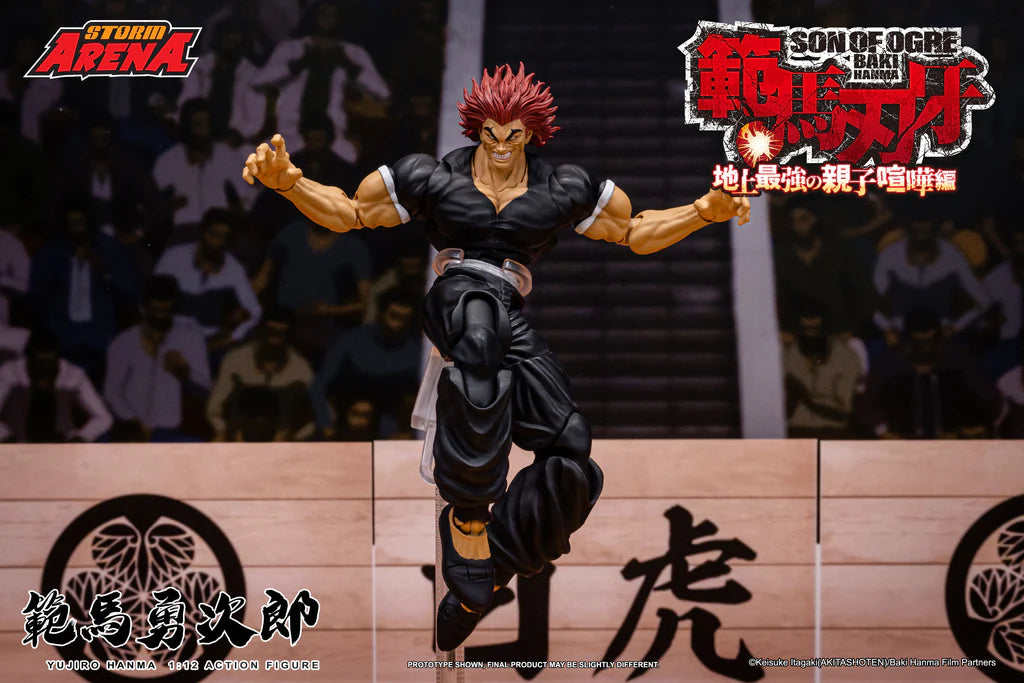 Preventa Figura Yujiro Hanma (Storm Arena) - Baki Hanma: Son of Ogre marca Storm Collectibles BHSA02 escala pequeña 1/12