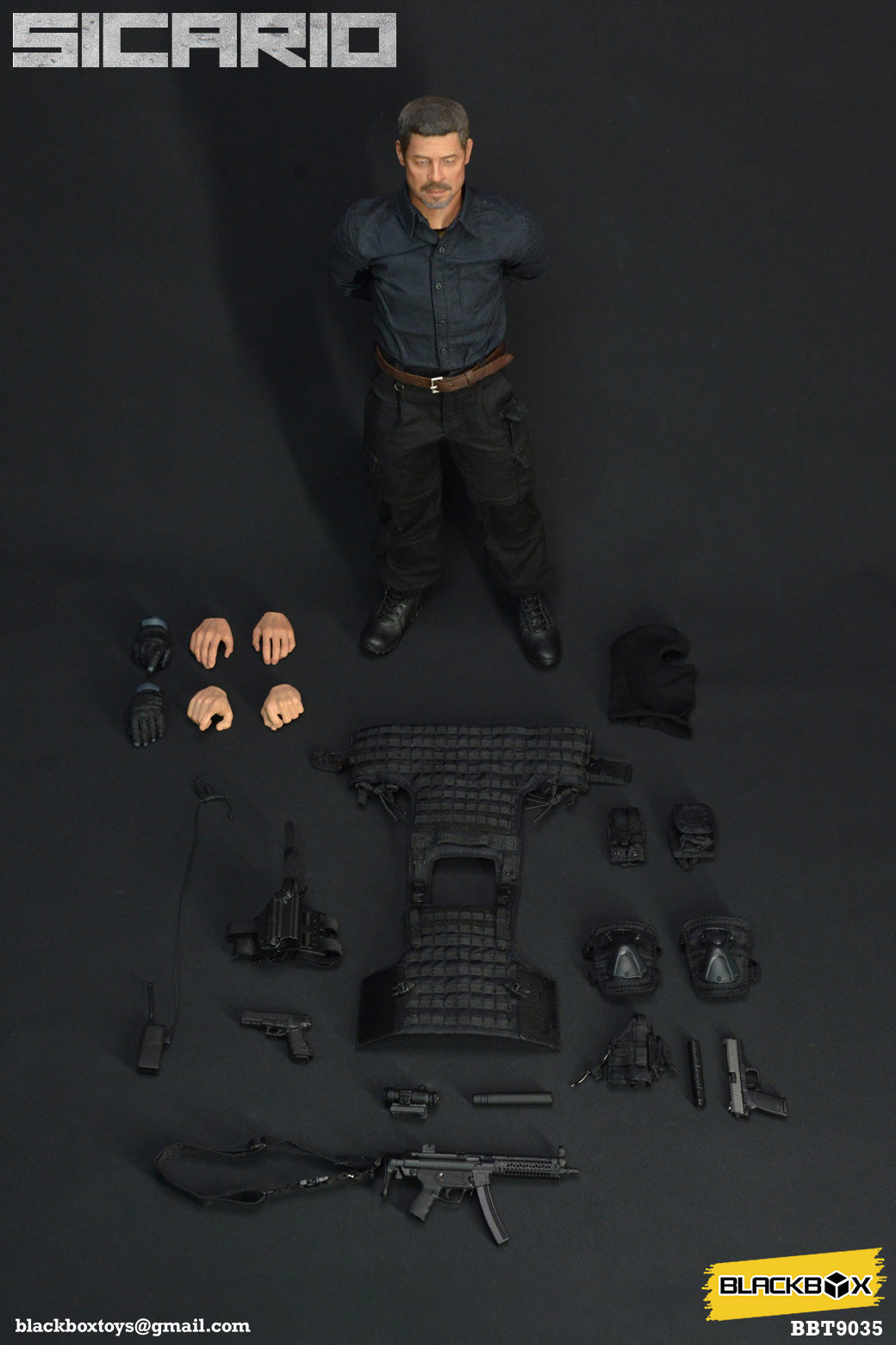 Pedido Figura Sicario marca Blackboxtoys BBT9035 escala 1/6
