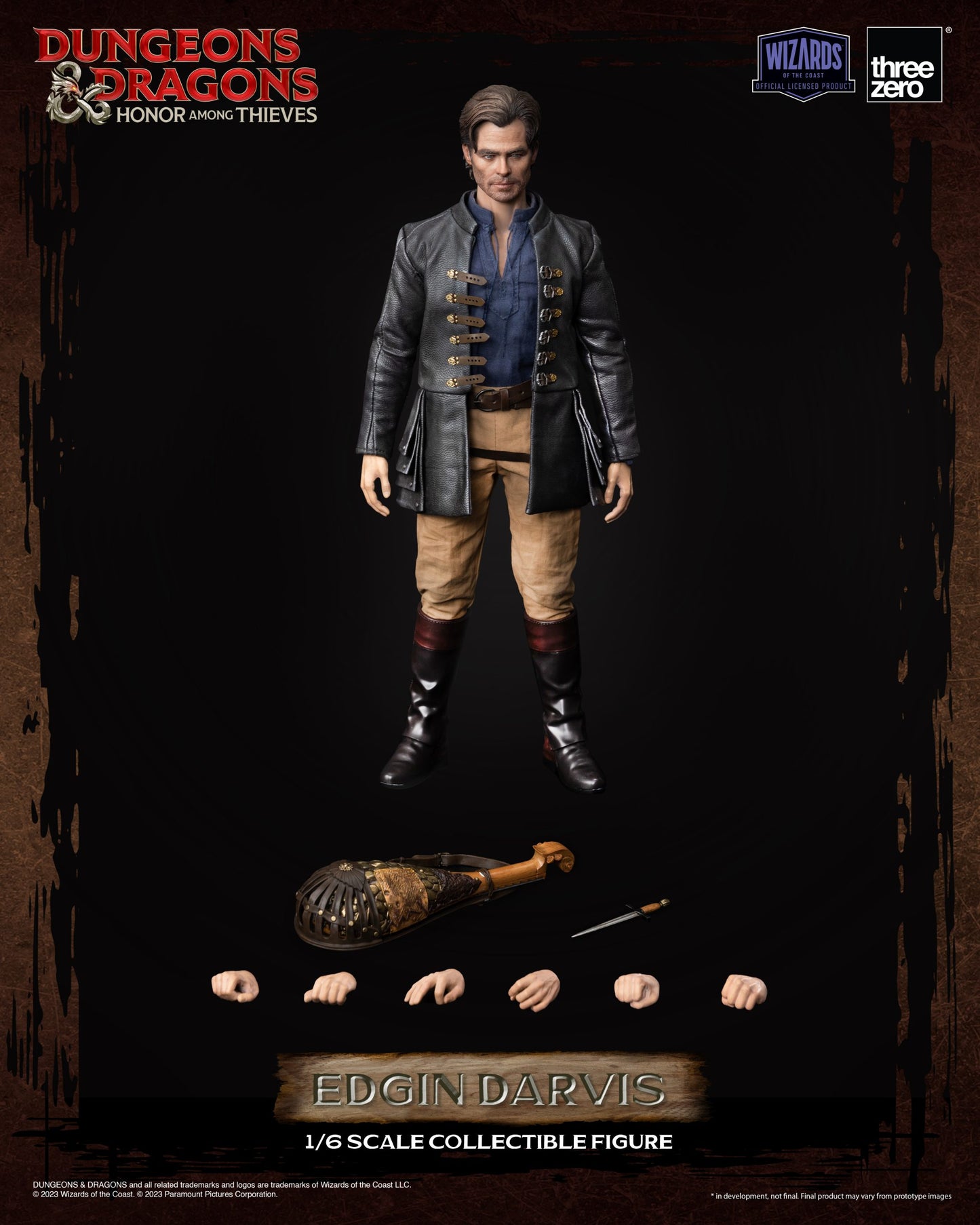 Pedido Figura Edgin Darvis - Dungeons & Dragons marca Threezero 3Z0533 escala 1/6