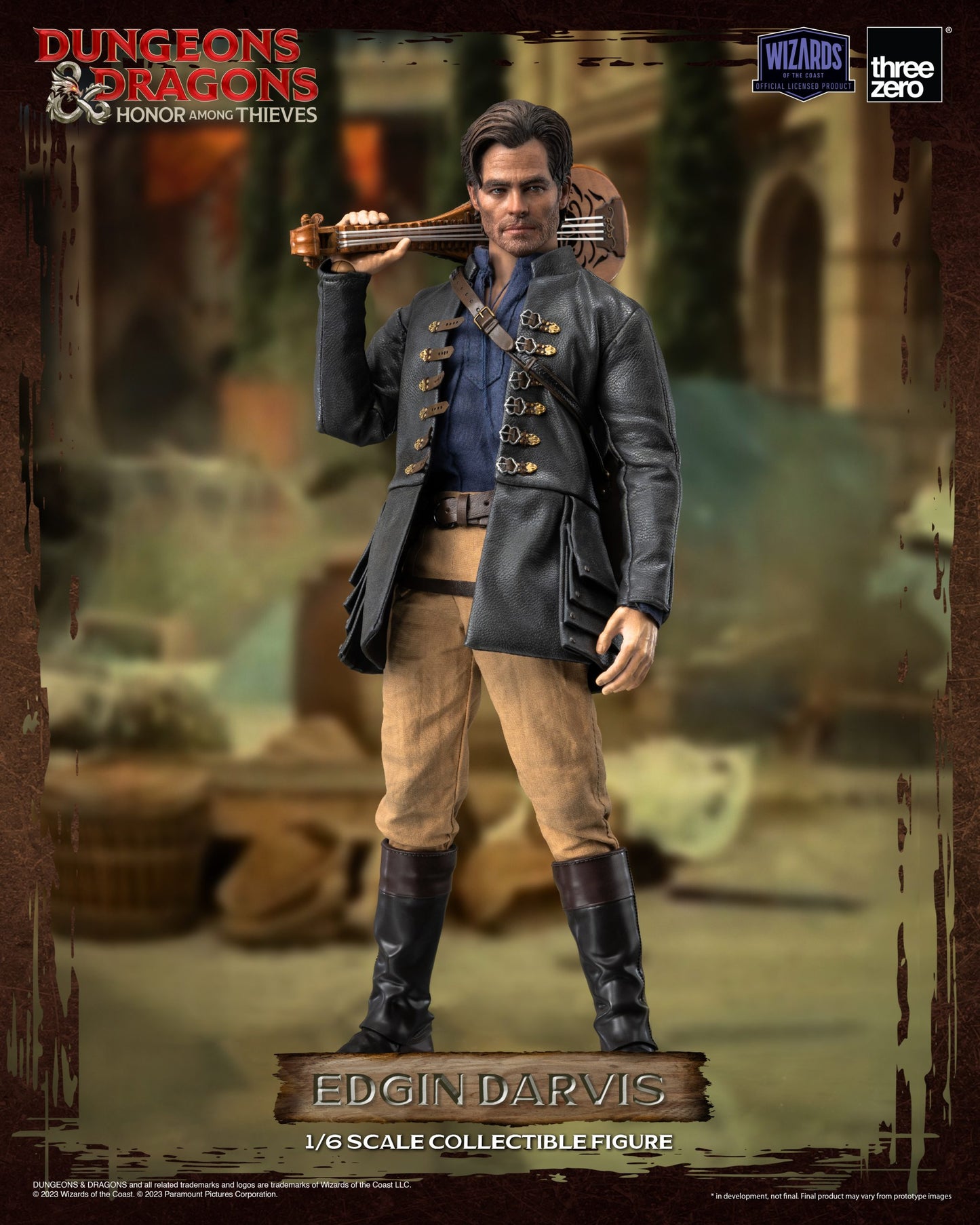 Pedido Figura Edgin Darvis - Dungeons & Dragons marca Threezero 3Z0533 escala 1/6