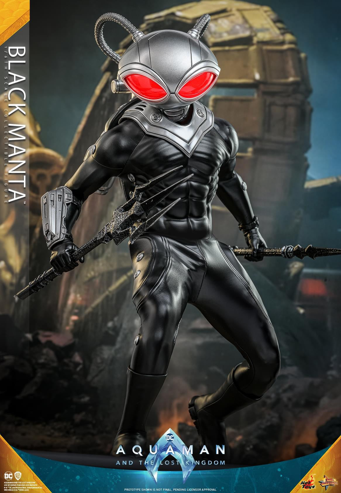Pedido Figura BLACK MANTA - Aquaman 2 marca Hot Toys MMS739 escala 1/6