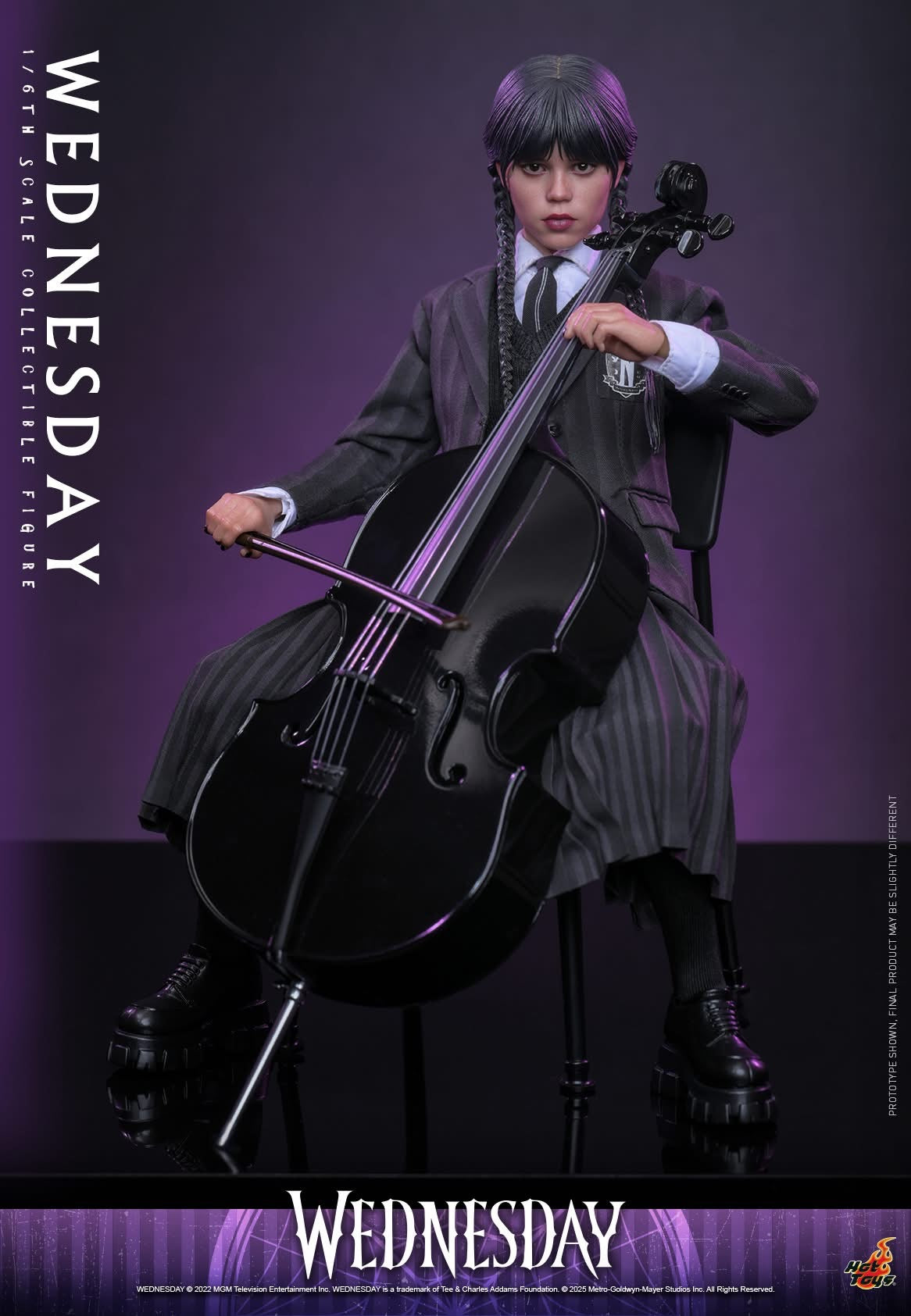 Preventa Figura WEDNESDAY - Wednesday (Netflix Series) marca Hot Toys TMS135 escala 1/6