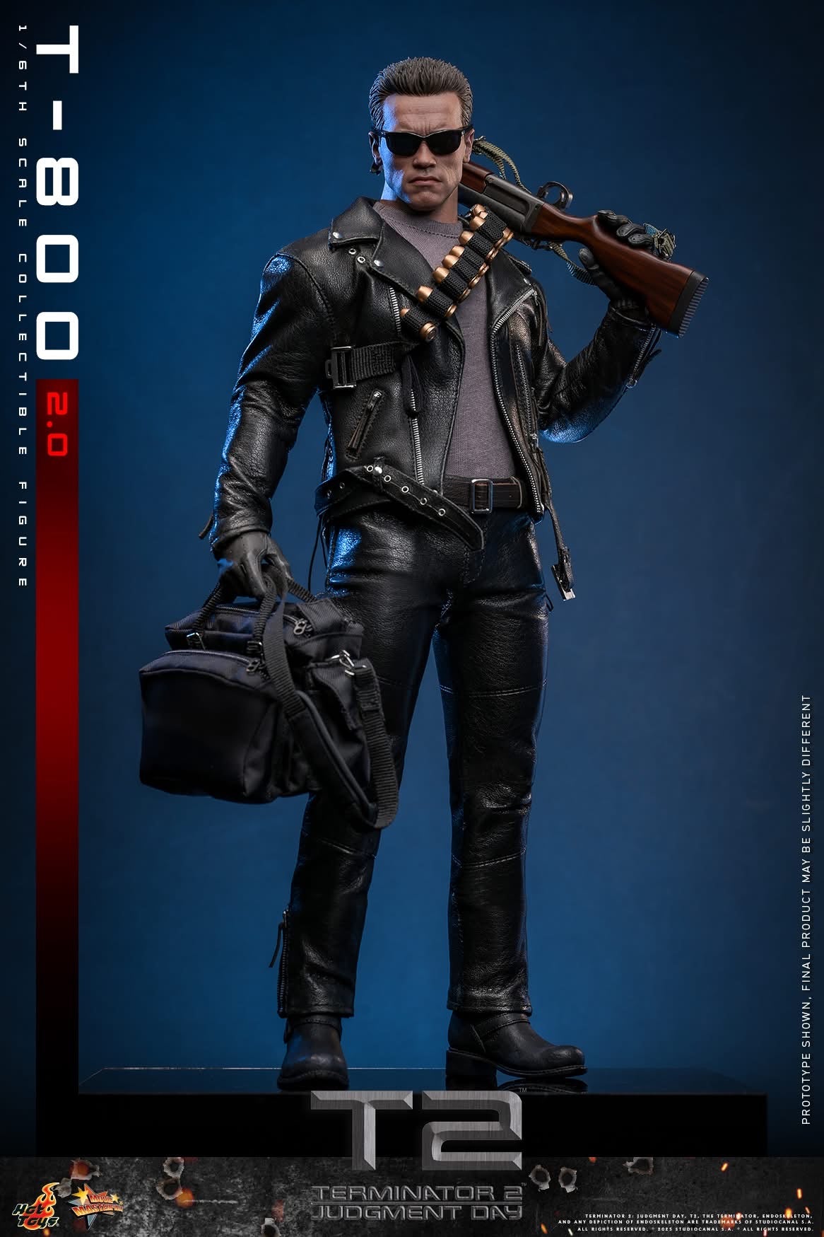 Preventa Figura T-800 (2.0) - Terminator 2: Judgment Day marca Hot Toys MMS795 escala 1/6