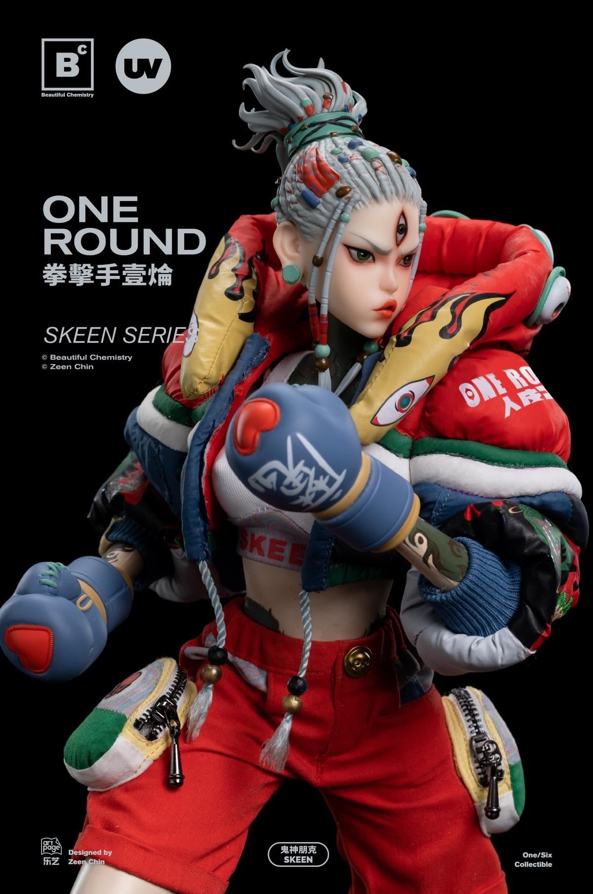 Preventa Figura One Round - Skeen Series marca Beautiful Chemistry UV202405 escala 1/6 (ART TOY)