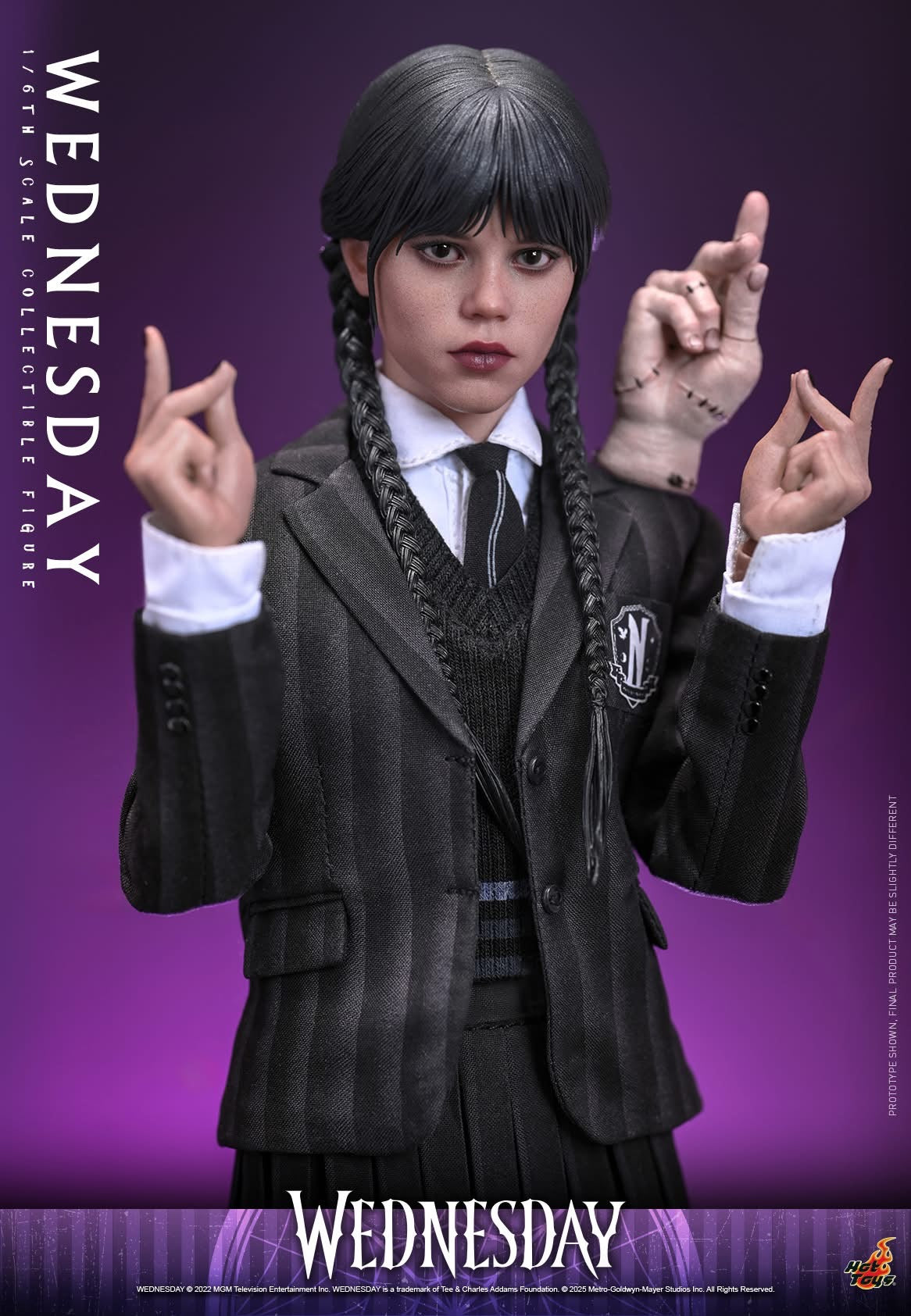 Preventa Figura WEDNESDAY - Wednesday (Netflix Series) marca Hot Toys TMS135 escala 1/6