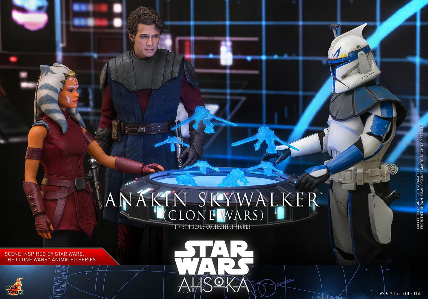 Pedido Figura Anakin Skywalker (Clone Wars) - Star Wars: Ahsoka ™ marca Hot Toys TMS129 escala 1/6