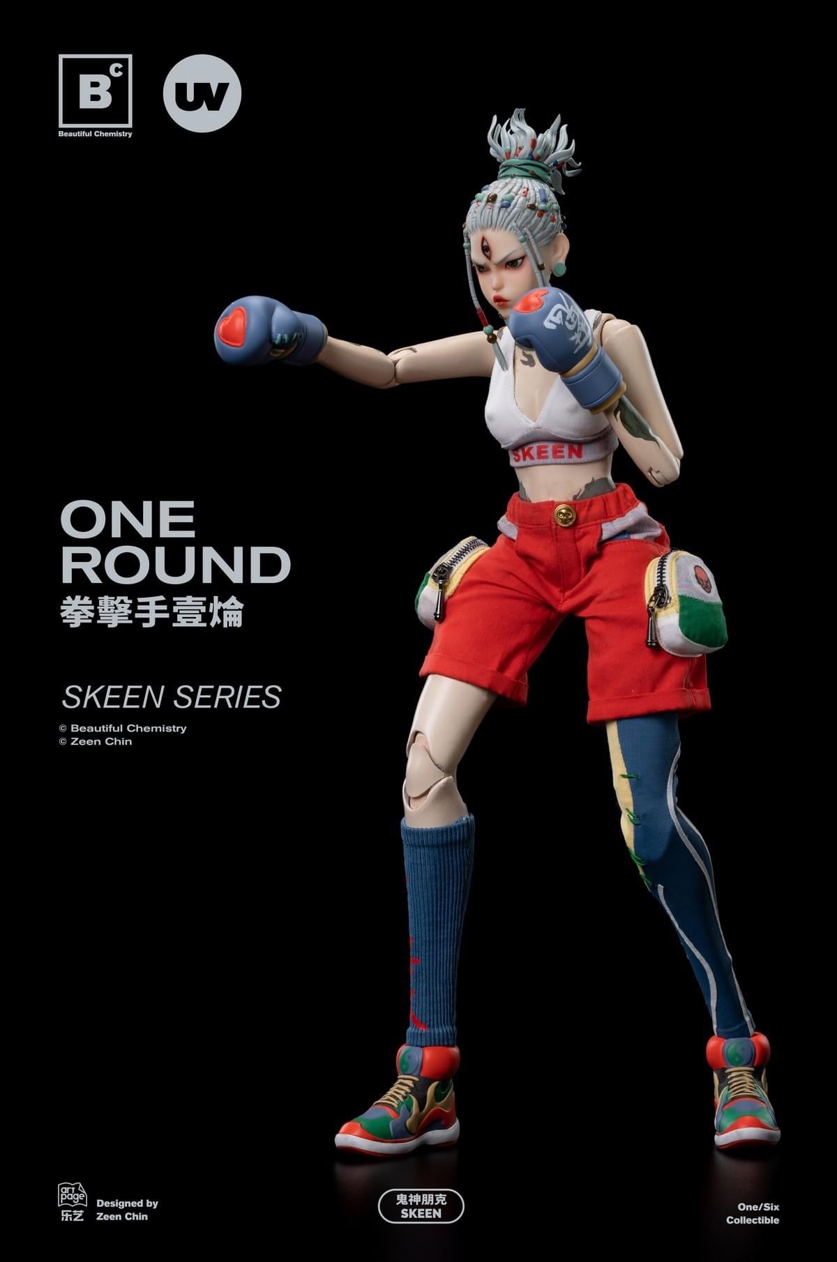 Preventa Figura One Round - Skeen Series marca Beautiful Chemistry UV202405 escala 1/6 (ART TOY)