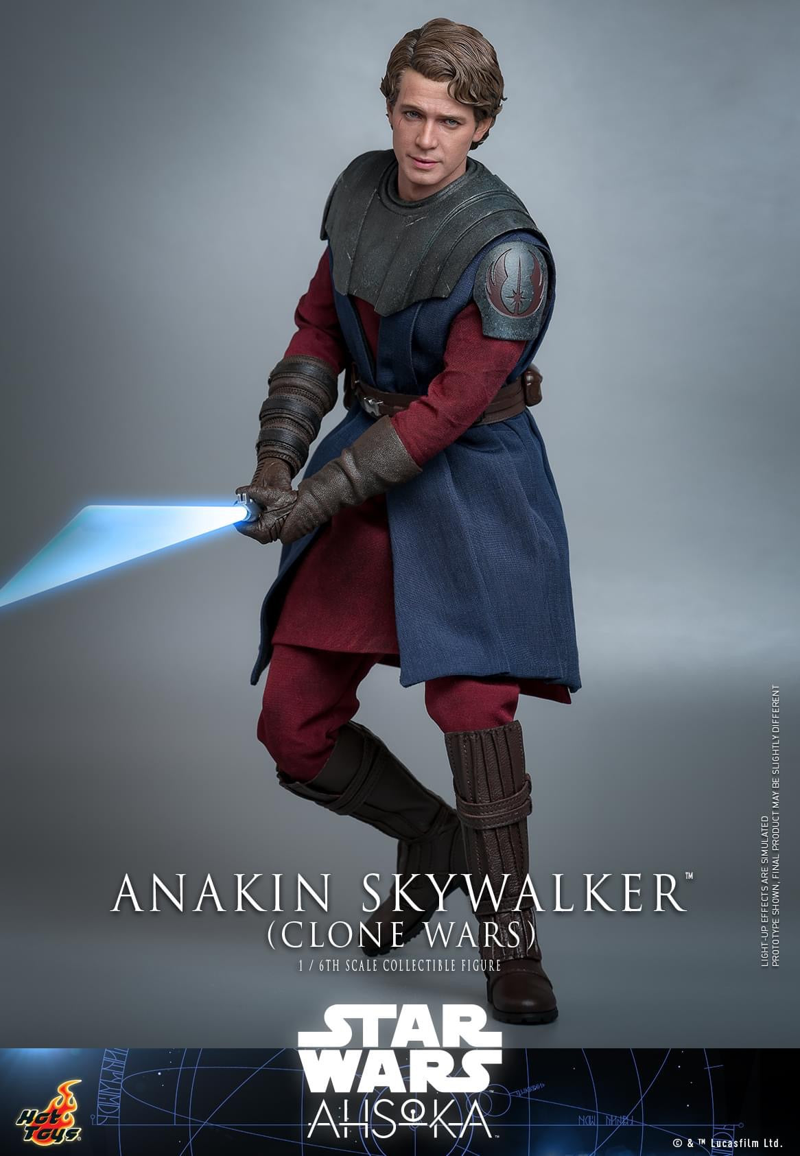 Pedido Figura Anakin Skywalker (Clone Wars) - Star Wars: Ahsoka ™ marca Hot Toys TMS129 escala 1/6