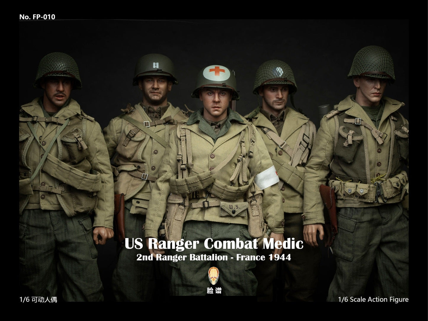 Preventa Figura WWII US Ranger Combat Medic - France 1944 marca Facepool FP-010 escala 1/6 (relanzamiento)