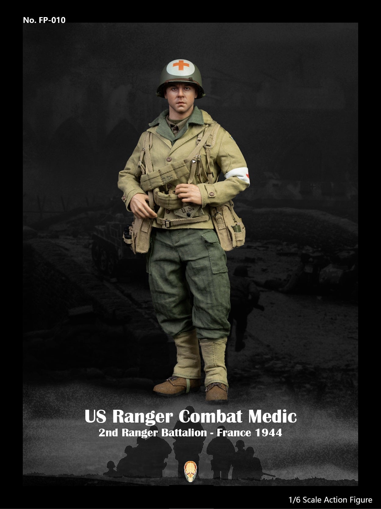Preventa Figura WWII US Ranger Combat Medic - France 1944 marca Facepool FP-010 escala 1/6 (relanzamiento)