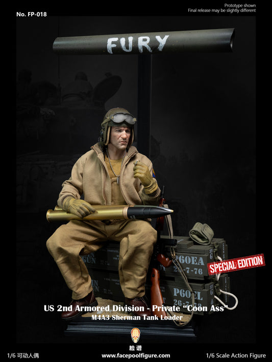 Pedido Figura Private Sherman Tank Loader (Deluxe version) marca Facepool FP018B escala 1/6