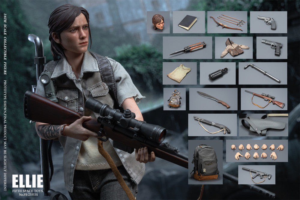 Preventa Figura Ellie (Deluxe Edition) (Incluye Backpack 1/1) marca Fifth Space Toys FS23553S escala 1/6