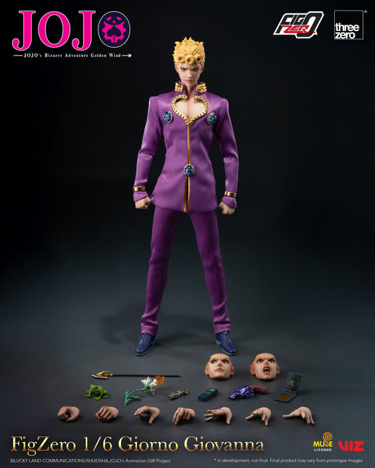 Preventa Figura Giorno Giovanna - JOJO's Bizarre Adventure: Golden Wind - FigZero marca ThreeZero 3Z0657 escala 1/6