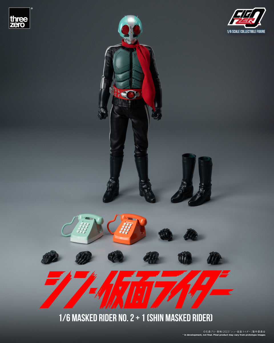Pedido Figura Masked Rider No. 2+1 - Shin Masked Rider - FigZero marca Threezero 3Z0678 escala 1/6