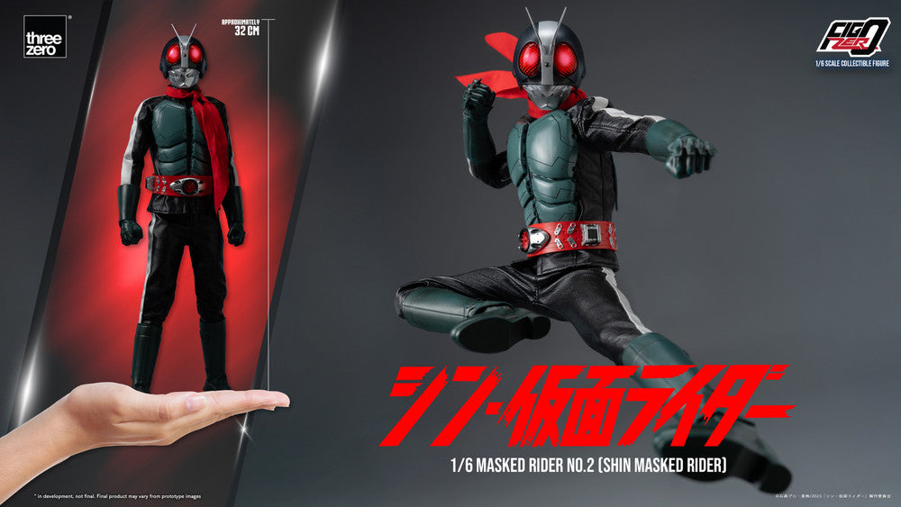 Pedido Figura Masked Rider No. 2 - Shin Masked Rider - FigZero marca Threezero 3Z0488 escala 1/6