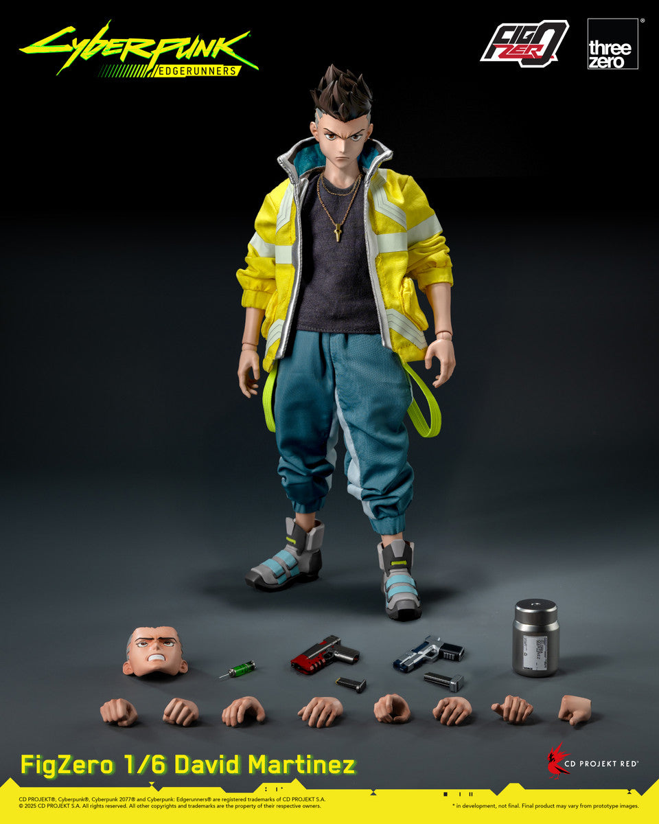 Preventa Figura David Martinez - Cyberpunk: Edgerunners - Figzero marca ThreeZero 3Z0599 escala 1/6